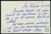 Felicitación de Bernardo Orive a Miguel Delibes Setién por su ingreso en la Academia.