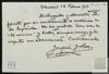 Felicitación de Joaquín Roa a Miguel Delibes Setién por su ingreso en la Academia.