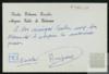 Felicitación Nicolás Belmonte González y Amparo Rubio de Belmonte de a Miguel Delibes Setién por ...