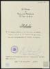 Felicitación del Instituto de Educación Secundaria Padre Isla de León a Miguel Delibes Setién por...