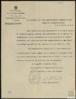 Notificación de indulto de Miguel Delibes Setién.