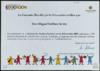 Certificado de participación en la Semana de Acción Mundial por la Educación 2009.
